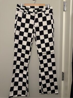 Loudmouth Brand Black and White Checkerboard Golf Pants